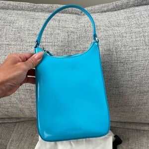 STAUD mini alec bag in pacific blue